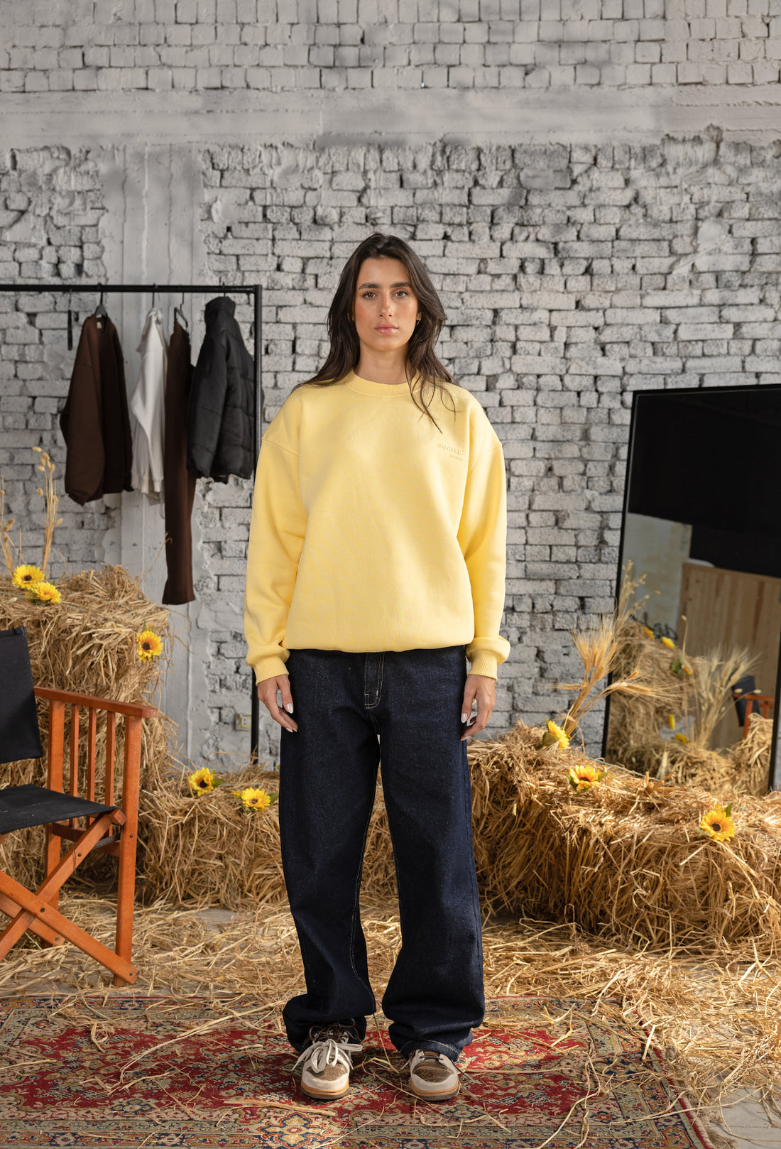 Essential Crewneck in Butter Yellow
