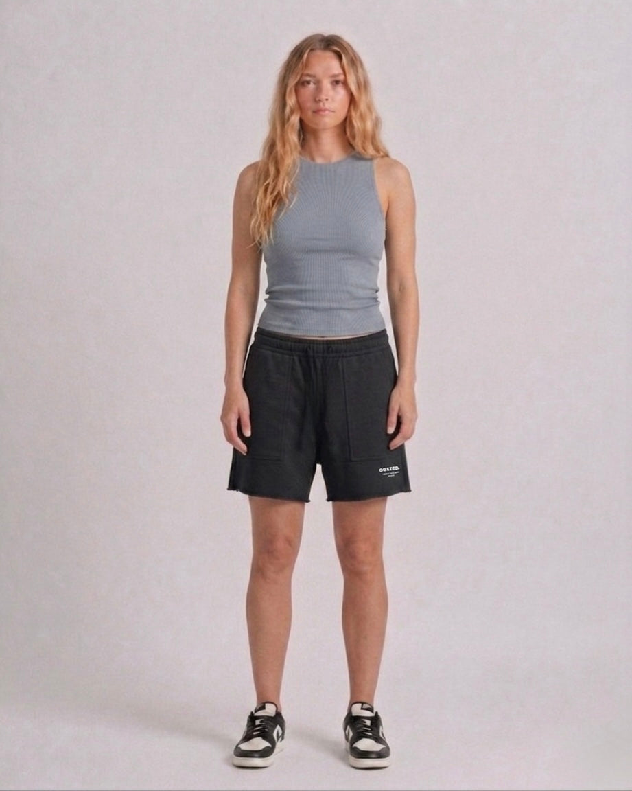 Signature Sweat Shorts in Black
