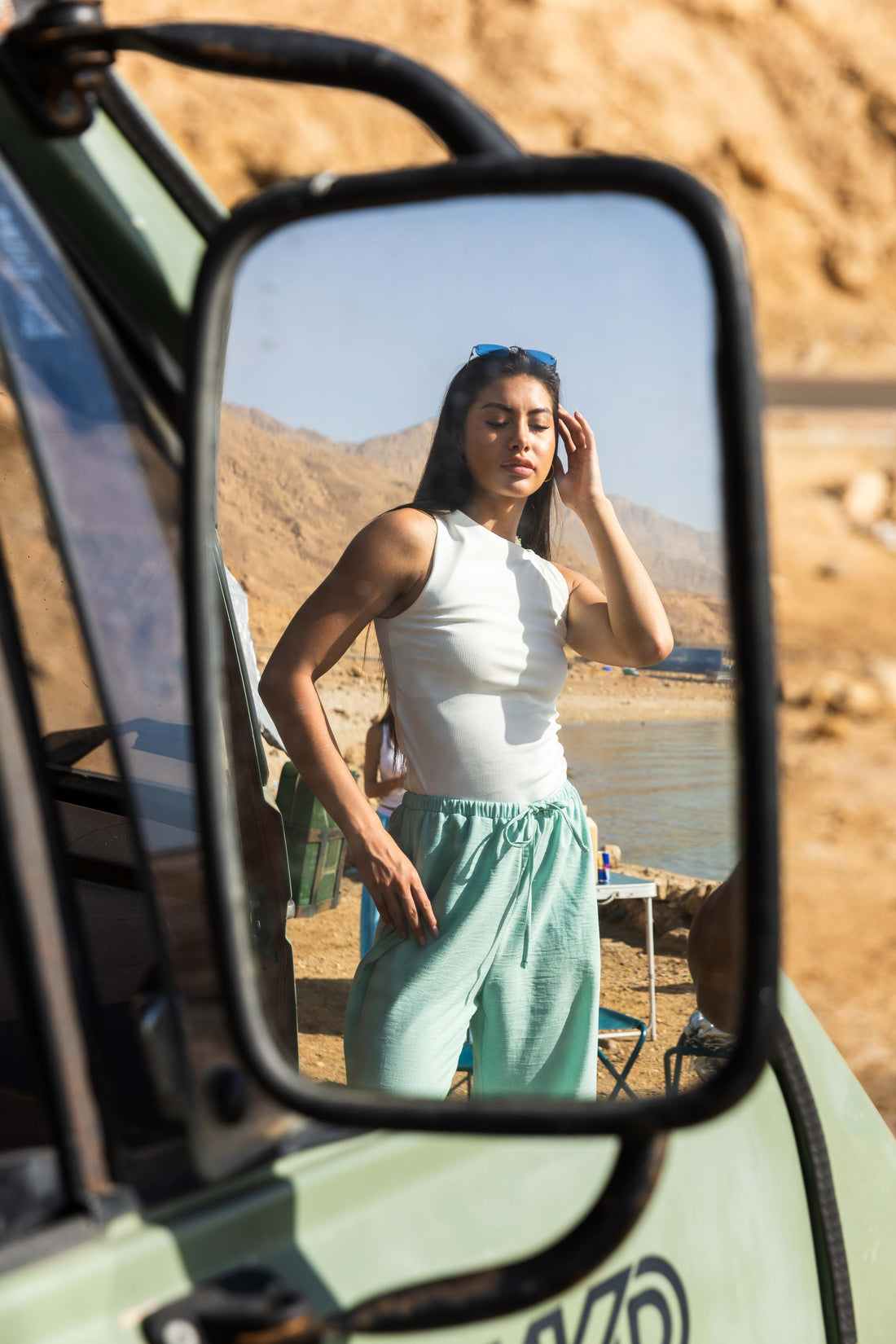 Wide Leg Pants in Sage